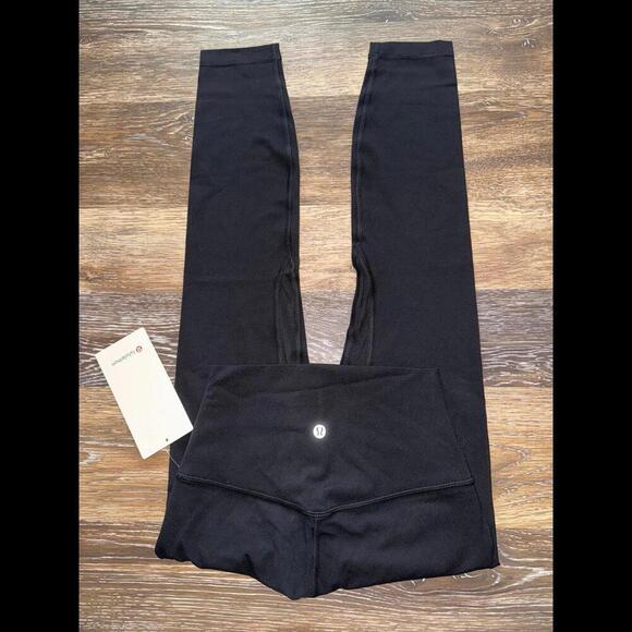 Lululemon Align High Rise 25” Black Size 4 NWT - Picture 1 of 7